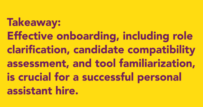 Successful Personal Assistant Hiring Tip